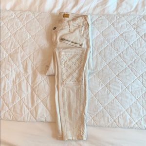 Pilcro and the Letterpress ivory jeans